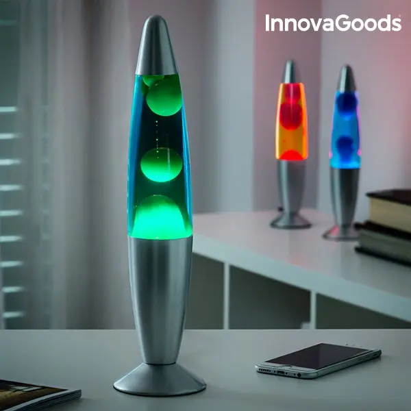Lampe à lave magma 25 W InnovaGoods.webp