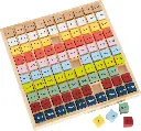 Table de multiplication multicolore Educate Jouet EN BOIS.webp