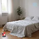 couette lestée sur le lit cristal logo.webp