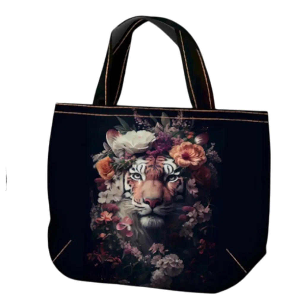 Panneau grand sac motif animaux sauvages.webp