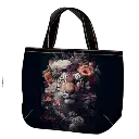 Panneau grand sac motif animaux sauvages.webp