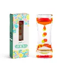 sablier sensoriel liquide orange et jaune.webp