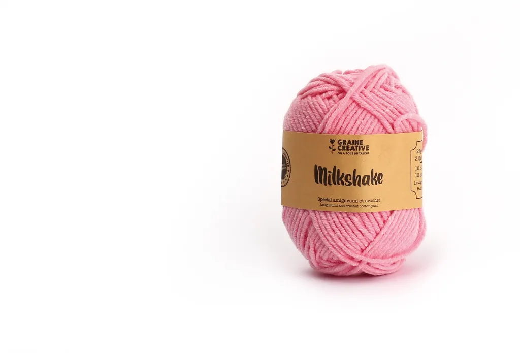 FIL DE COTON ROSE 27G ENV 55M - AMIGURUMI MILKSHAKE.webp