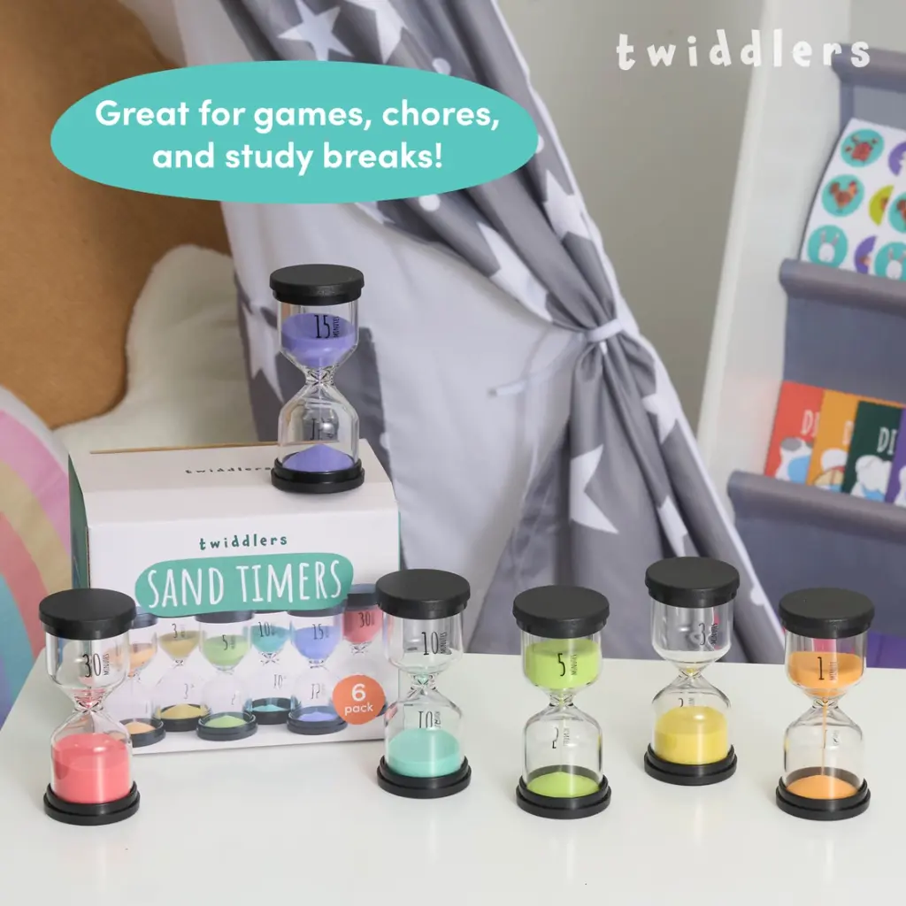 Pack de 6 minuteries sensoriel sable concentration.webp