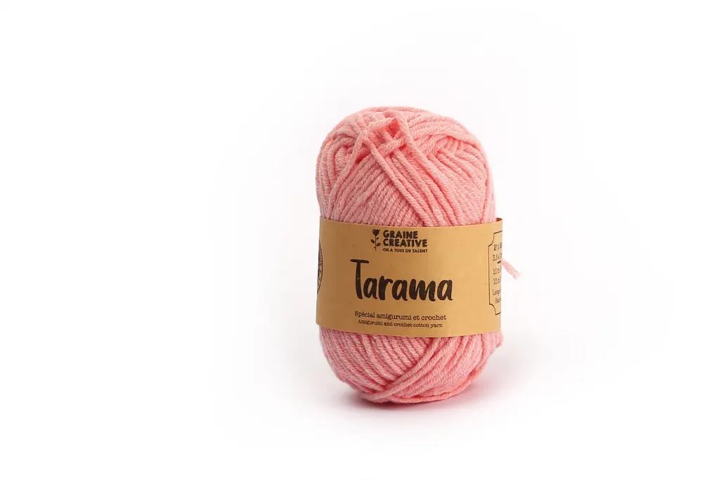 FIL DE COTON VIEUX ROSE 27G ENV 55M - AMIGURUMI TARAMA.webp