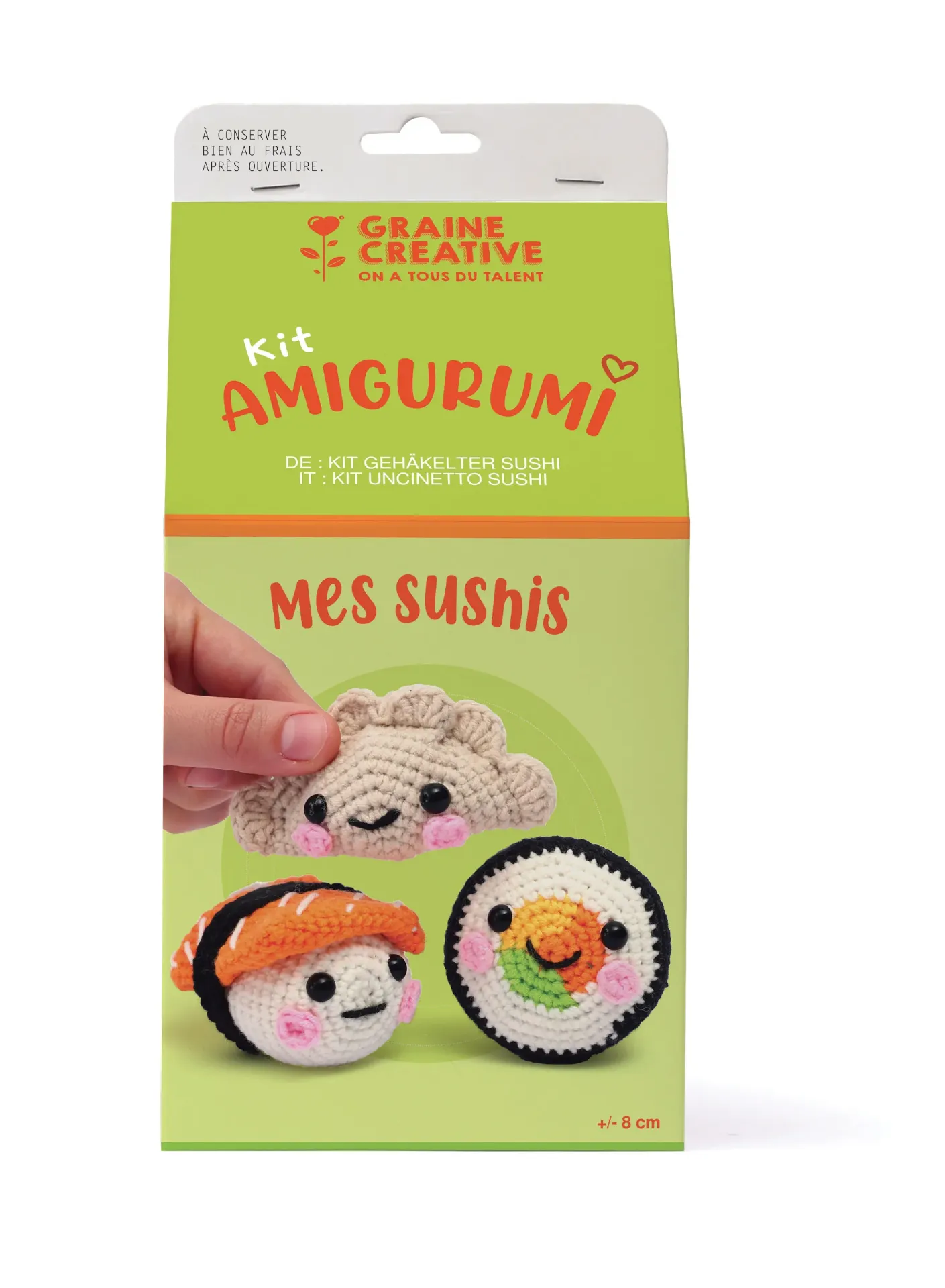COFFRET DIY CROCHET MES SUSHIS | Amigurumi | Graine créative