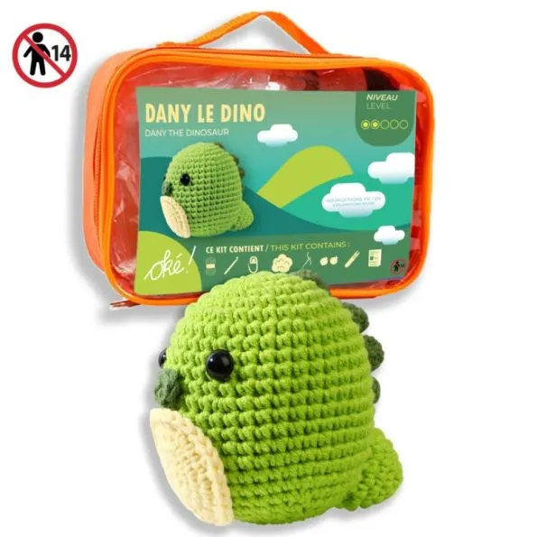 KIT AMIGURUMI Dany le Dino | Oké!
