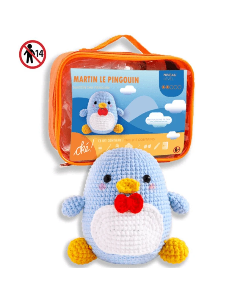 KIT AMIGURUMI Martin le Pingouin | Oké!