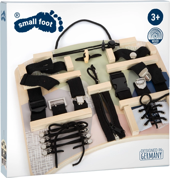 [UGS 12391] Planche de motricité – Fermetures & Fixations – Small Foot
