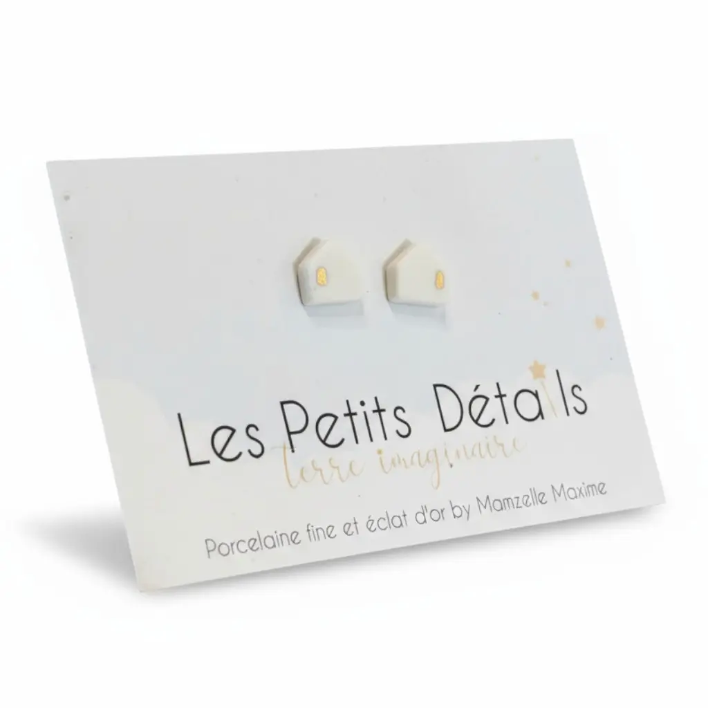 [petite maison] Boucles d'oreilles Les Petits Détails | Mamzelle Maxime