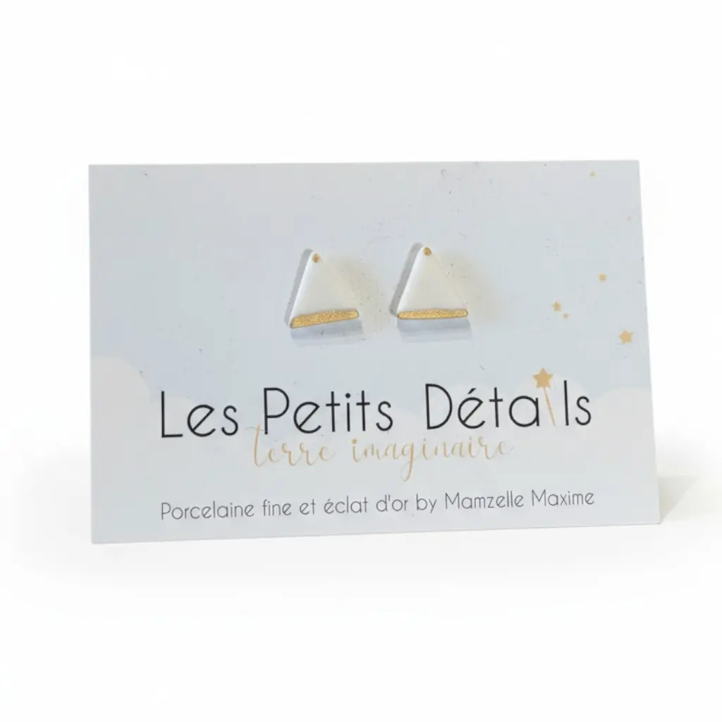 [triangles] Boucles d'oreilles Les Petits Détails | Mamzelle Maxime