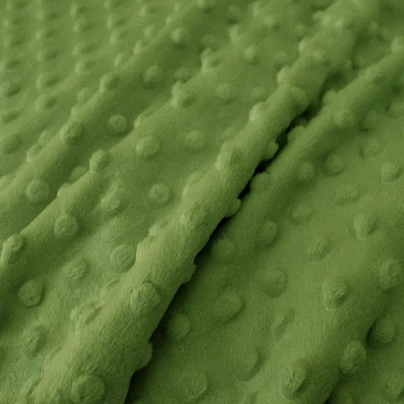 Tissu Minky ultra doux | Vert prairie 315 | par 10 cm