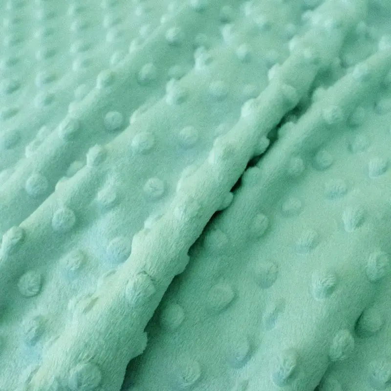 Tissu Minky ultra doux | Vert d'eau 320 | par 10 cm