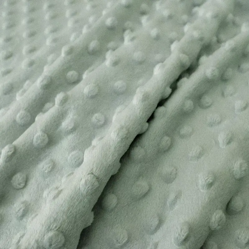 Tissu Minky ultra doux | Vert eucalyptus 321 | par 10 cm