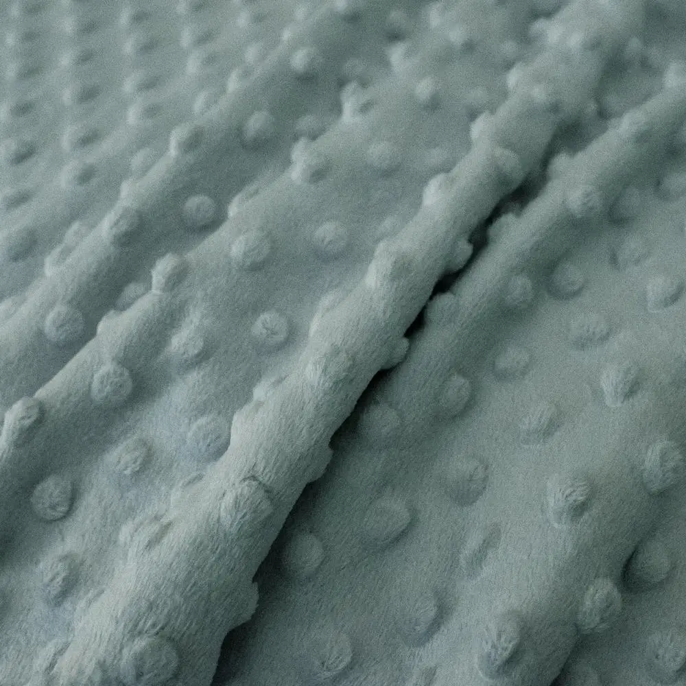 Tissu Minky ultra doux | Vert eucalyptus foncé 322 | Oeko - Tex | par 10 cm