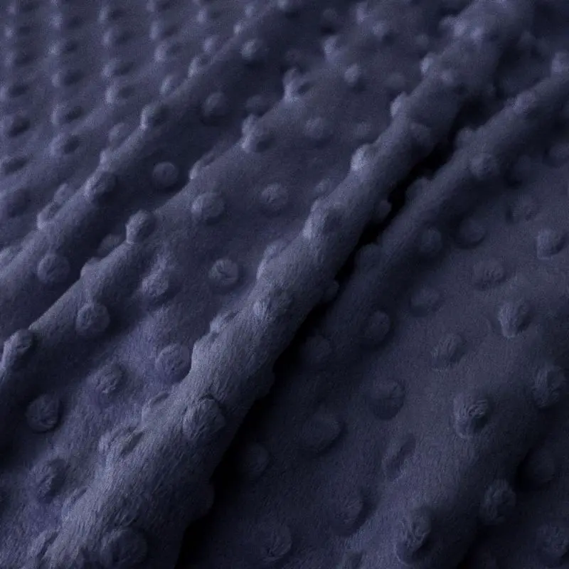 Tissu Minky ultra doux | Bleu marine 600 | par 10 cm