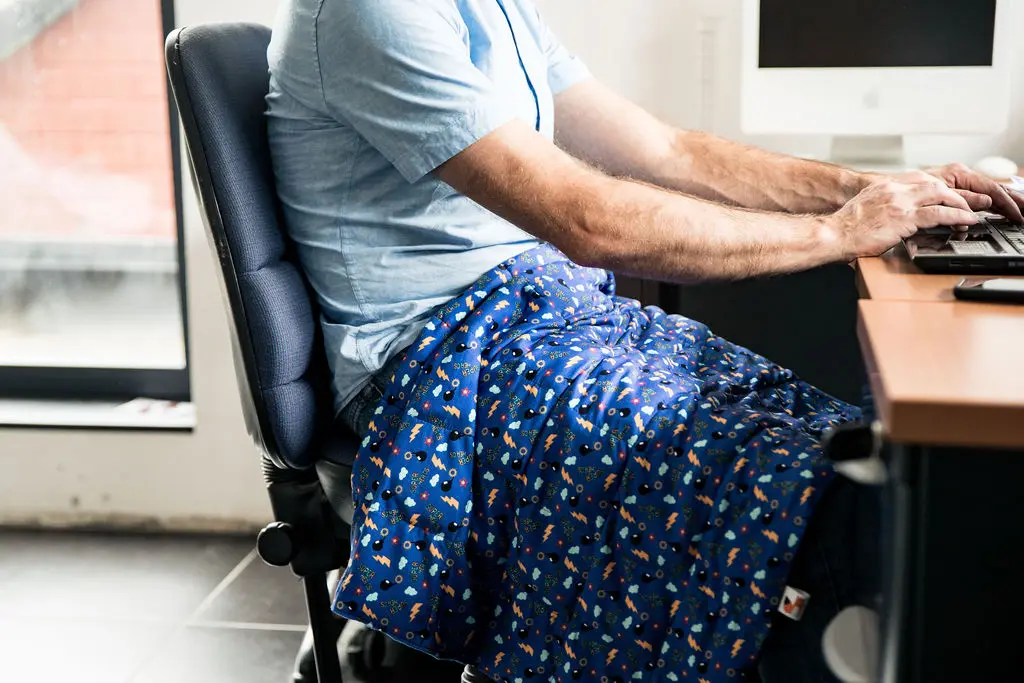 Plaid lesté Sleepifox Mini ou XXS pour les genoux