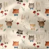 Double gaze motif Animaux | Domotex