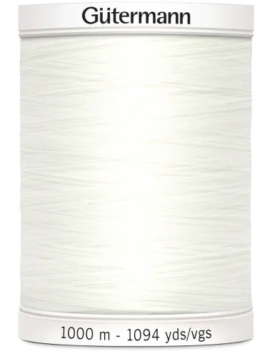 111 Blanc Ecru | Fil pour tout coudre 1000 mètres | Gütermann