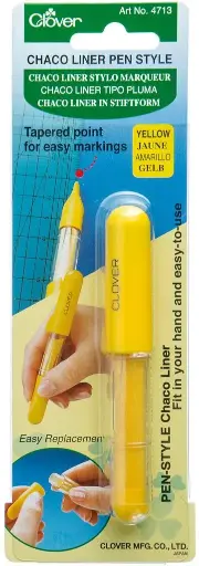 [51513] Chaco Liner Stylo Marqueur | Jaune | Clover