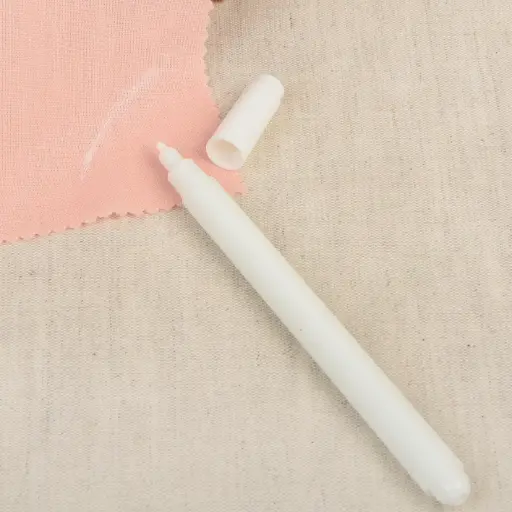 Marqueur tissu effaçable à l'eau | Blanc | Mediac