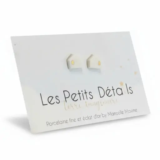[petite maison] Boucles d'oreilles Les Petits Détails | Mamzelle Maxime