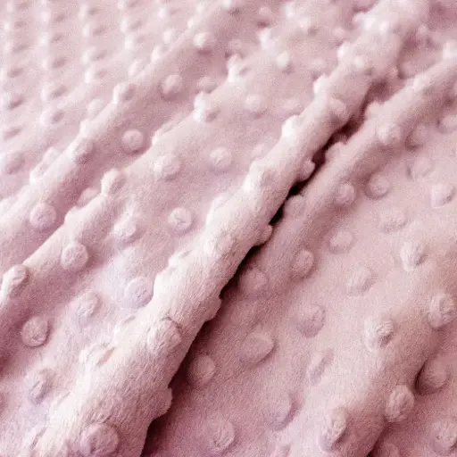 [0617092] Tissu Minky ultra doux | Vieux rose clair 092 | par 10 cm