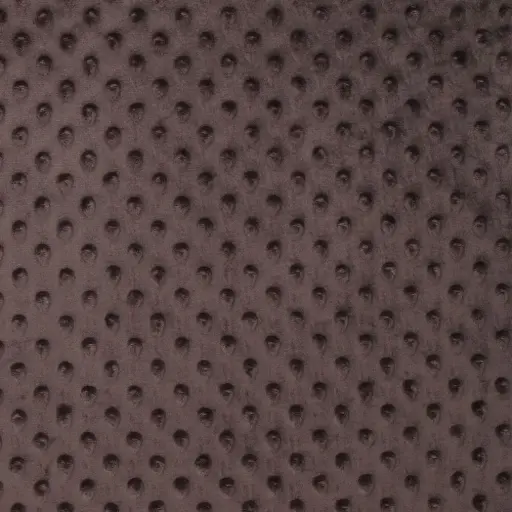 [0617110] Tissu Minky ultra doux | Marron 110 | par 10 cm