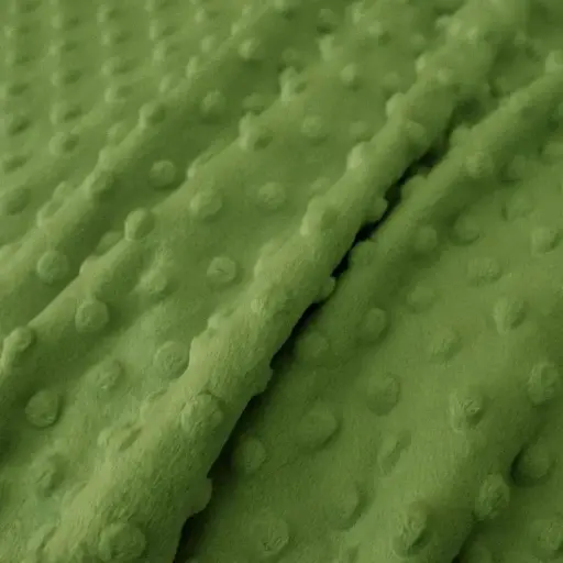 [0617315] Tissu Minky ultra doux | Vert prairie 315 | par 10 cm