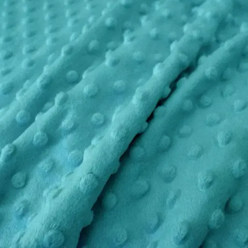 [0617670] Tissu Minky ultra doux | Vert émeraude 670 | par 10 cm