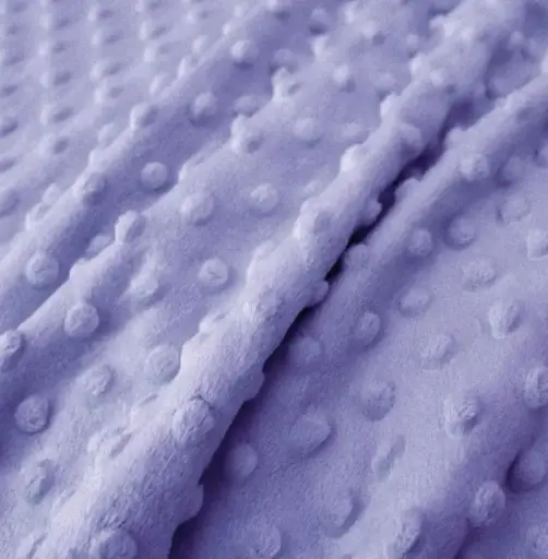 [0617836] Tissu Minky ultra doux | Lilas 836 | par 10 cm