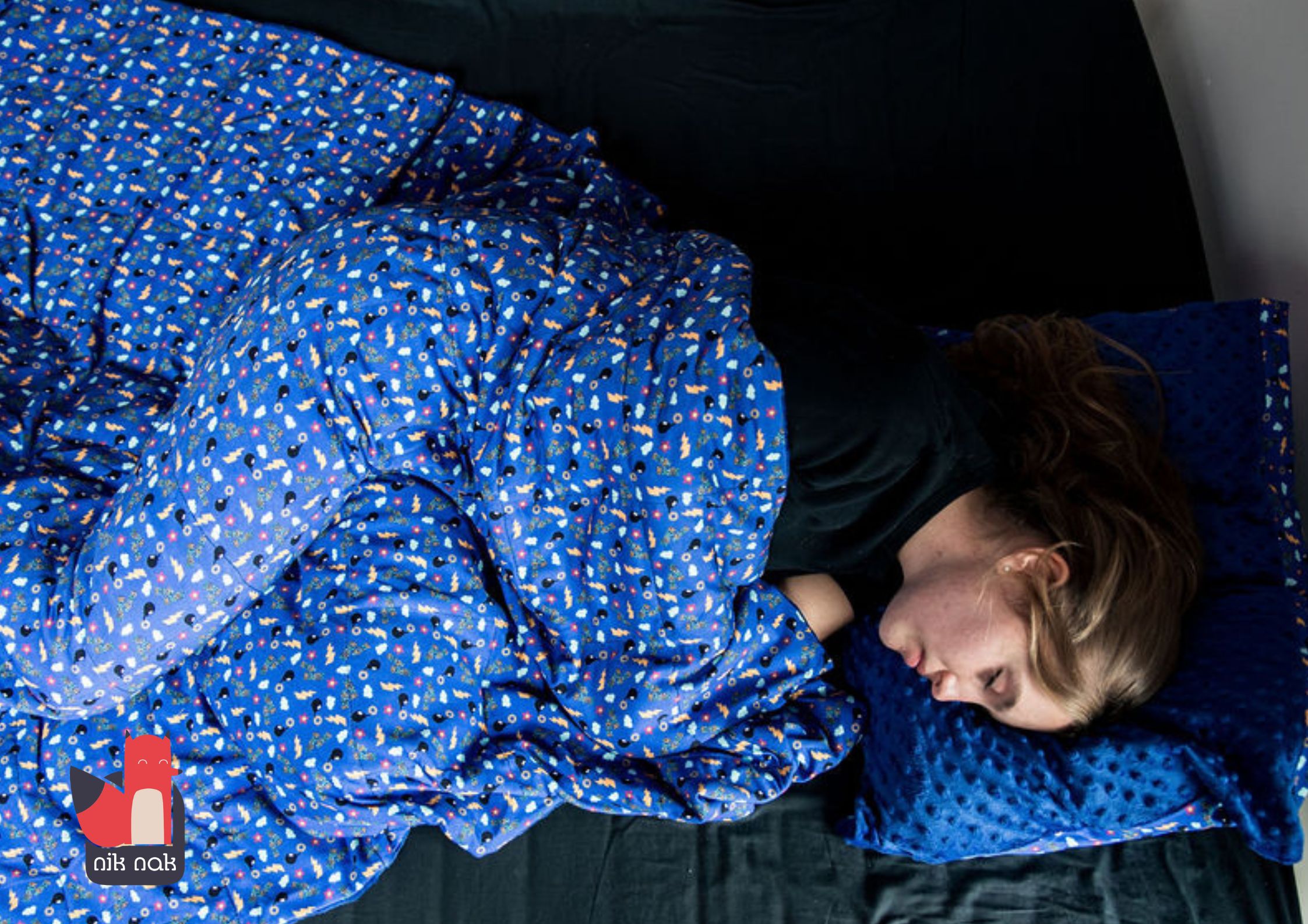 repos serein avec une couverture lestée sleepifox